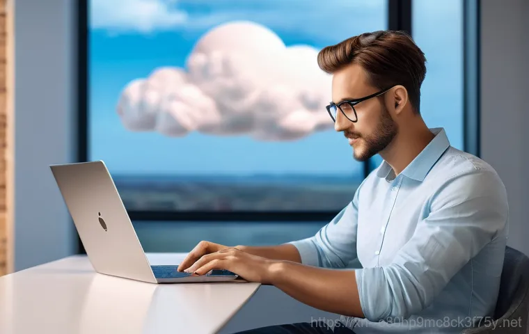 검산동 STATUS_DISK_FULL - **Prompt:** A focused professional, wearing smart-casual clothing, is seated in a brightly lit home ...