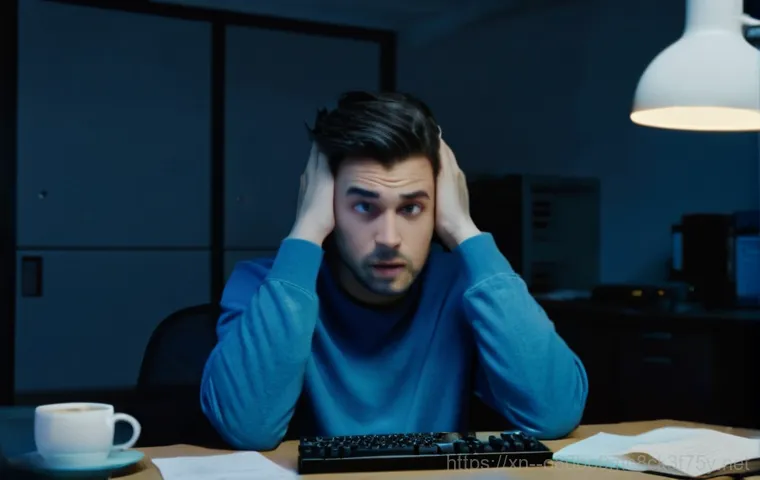 성남시 STATUS_KERNEL_HANDLE_INVALID - Image Prompt 1: The Blue Screen of Frustration**