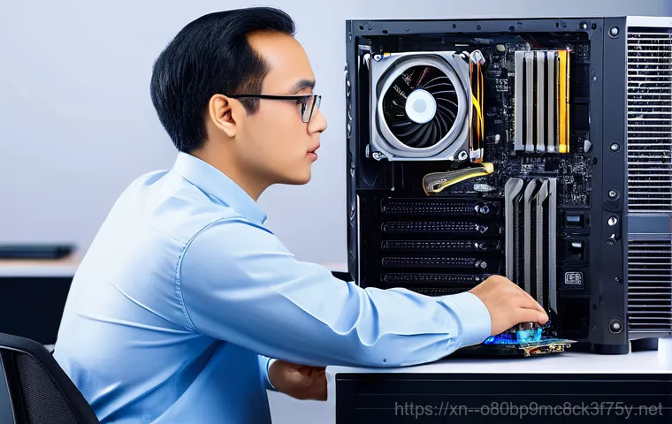 김포동 NMI_HARDWARE_FAILURE - **Prompt 1: The Blue Screen Dilemma**
    A young adult, wearing a comfortable t-shirt and jeans, si...
