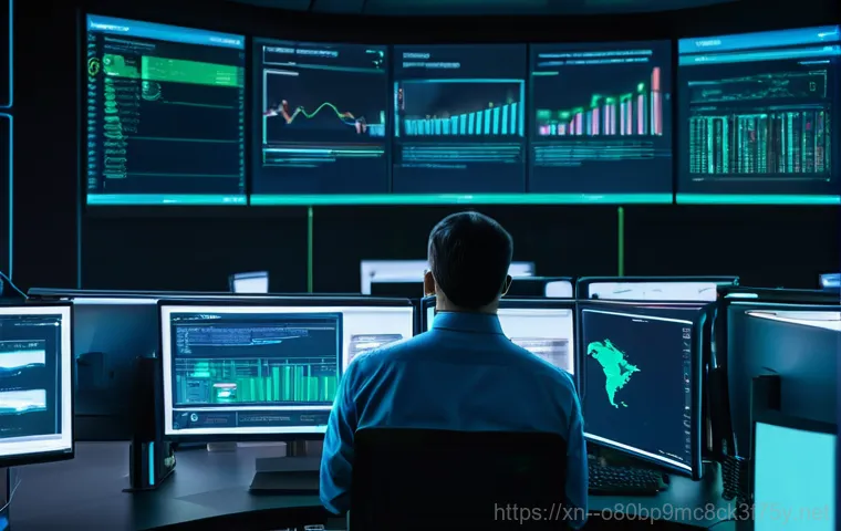 관철동 STATUS_KERNEL_MODULE_NOT_FOUND - **Prompt:** An experienced system administrator (male or female, adult) in a dimly lit server room, ...