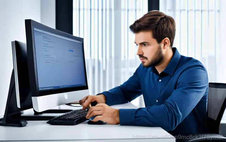 인창동 STATUS_KERNEL_HANDLE_INVALID - **Prompt:** A highly detailed, realistic image of a frustrated person in their late 20s to early 30s...