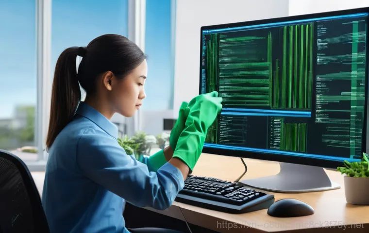인창동 STATUS_KERNEL_HANDLE_INVALID - **Prompt:** A focused and determined IT professional, or a technically savvy individual, actively tr...