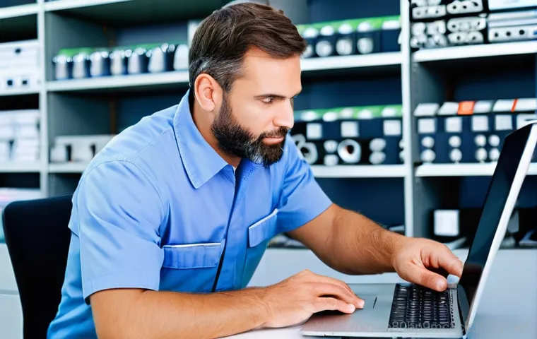 불로동 노트북 laptop 출장방문수리점 - **Prompt 1: On-site Laptop Repair at Home**
    "A cozy and modern home office setting. A female use...