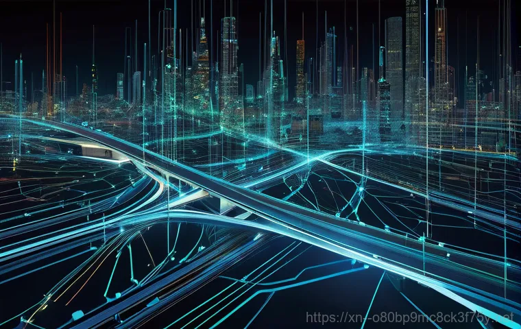 구리시 STATUS_MODULE_CORRUPTION - **Prompt:** A bustling, futuristic smart city square at dusk, with sleek high-rise buildings and int...