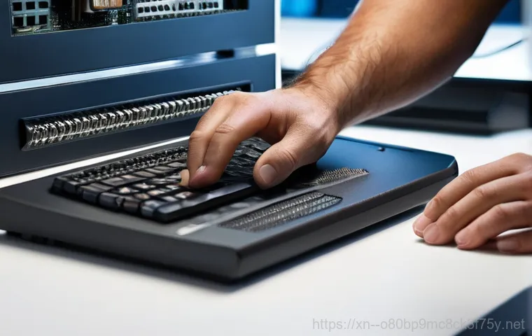 안산동 STATUS_NO_MEMORY - **Prompt 1: Computer Frustration and The Error Message**
    A young adult, wearing a comfortable lo...