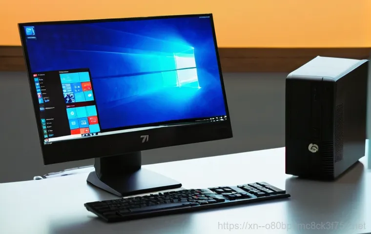 오학동 윈도우7 windows7 재설치 포맷  초기화 - **Prompt:** A focused person, sitting at a desk, diligently backing up important digital files from ...