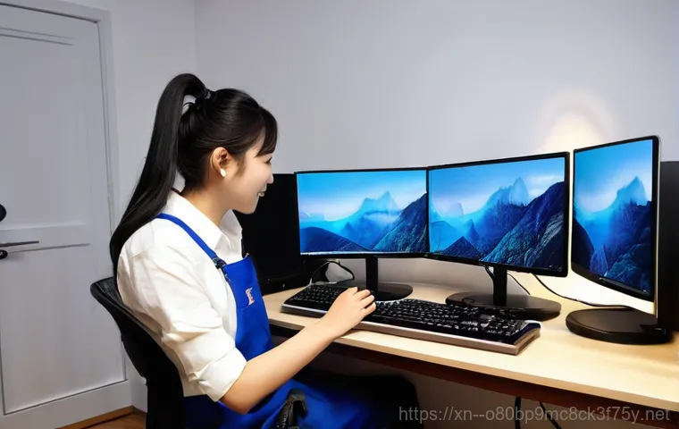 난곡동 조립컴퓨터 pc 출장판매설치 - **Image Prompt: Custom PC Expert Consultation in Nan곡-dong**
    "A bright, modern computer store in...