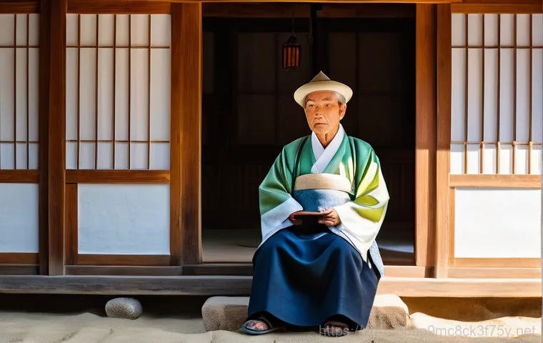 청학동 SYSTEM_LICENSE_VIOLATION - A serene, highly detailed depiction of a traditional Korean village, Cheonghakdong, at dawn. Gentle ...