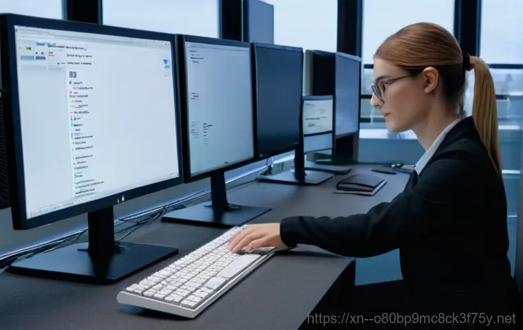 태전동 SYSTEM_THREAD_EXCEPTION_NOT_HANDLED - A close-up shot focuses on a pair of hands (gender-neutral) meticulously working inside an open desk...