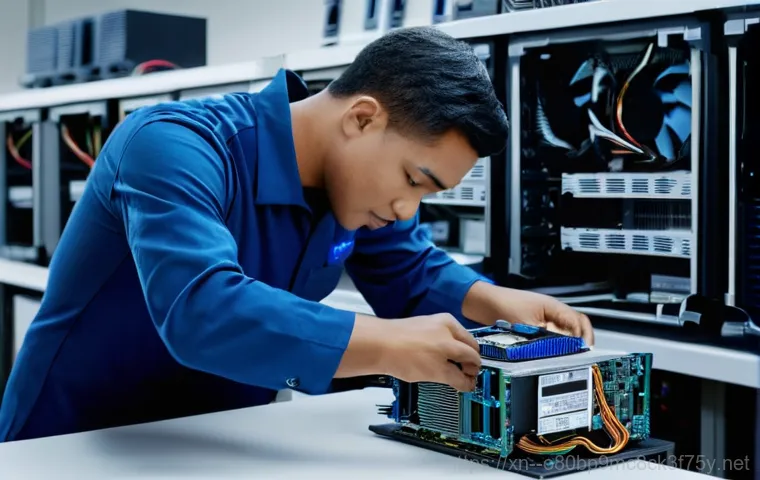 동두천 cpu조립 및 교체수리 - A detailed, cutaway view of the inside of a desktop computer case. In the center, a modern CPU is vi...