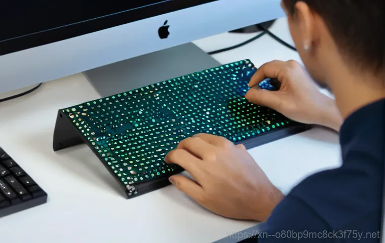 우만동 PFN_LIST_CORRUPT - **Prompt 1: The Frustration of the Blue Screen**
    A person, appearing slightly confused and frust...