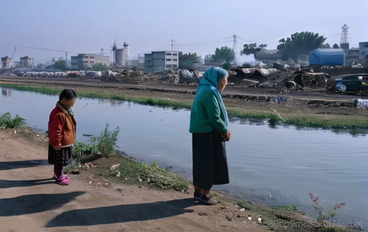 팔탄면 STATUS_MEMORY_VIOLATION - A busy, overwhelming scene in Paltan-myeon, showcasing the stark contrast between rapid industrial d...