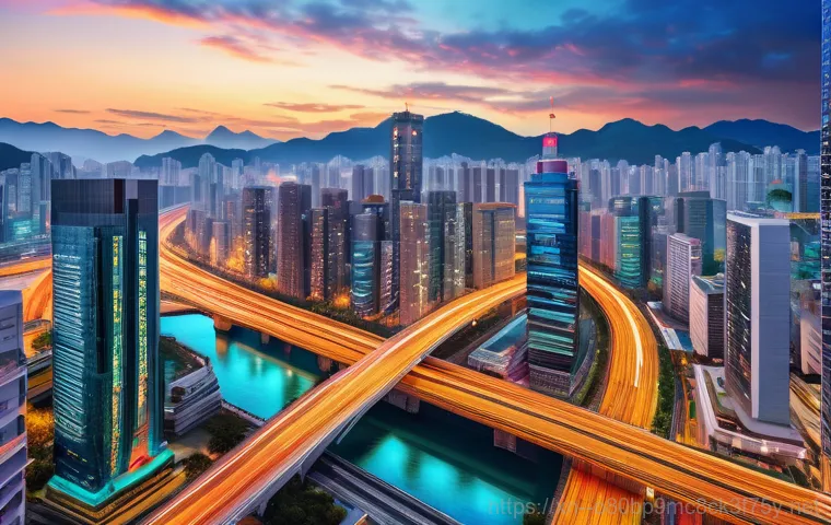월롱면 UDFS_FILE_SYSTEM - A sleek, futuristic AI data center building, architecturally integrated into a green, modern suburba...