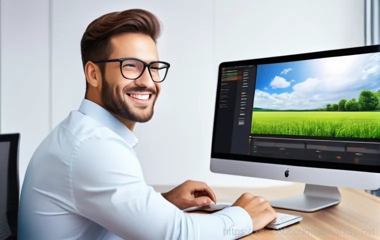 구로동 STATUS_IMAGE_INVALID - **Prompt:** A focused web developer, wearing comfortable yet professional attire, is seated at a sle...