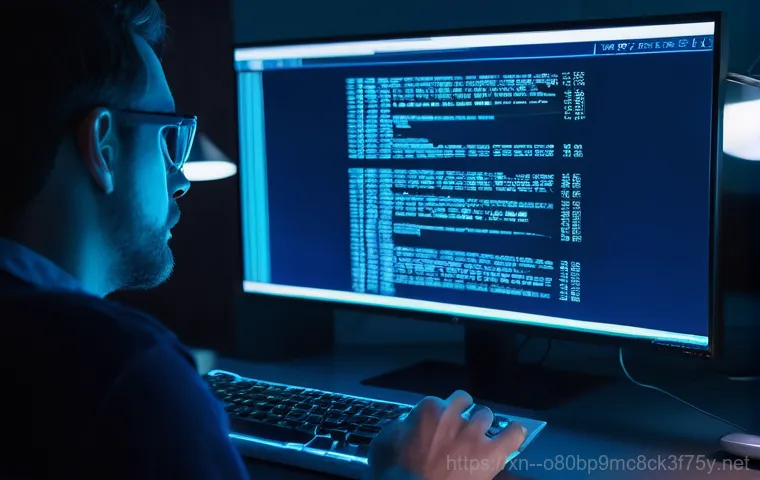 신북면 STATUS_KERNEL_MODULE_CORRUPTION - Image Prompt 1: The Frustration of a Blue Screen Error**