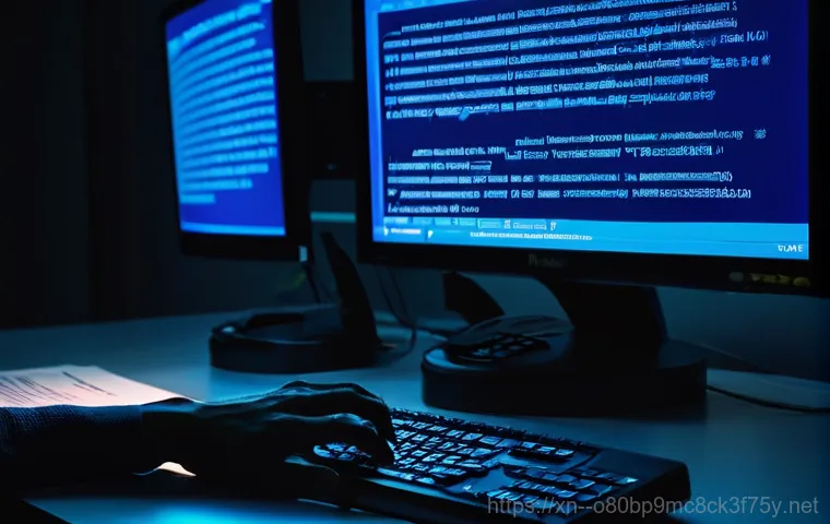 여주시 STATUS_KERNEL_MEMORY_LEAK - A highly detailed, digital art image depicting a person, appearing frustrated and stressed, looking ...