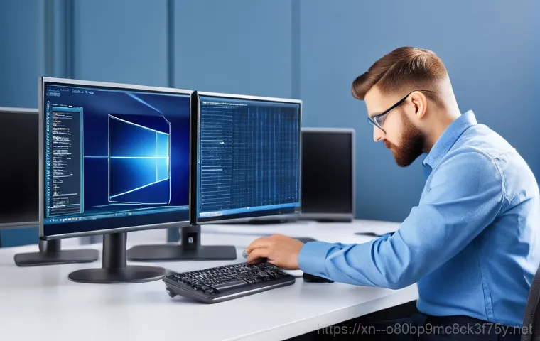 율정동 STATUS_KERNEL_EXECUTION_ERROR - **Troubleshooting computer hardware and drivers.**
    An individual, focused and calm, is seated at...
