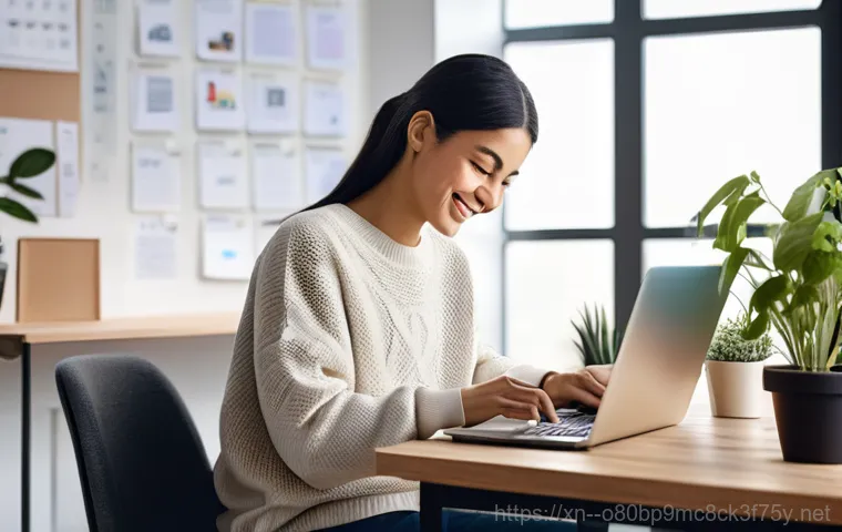 덕은동 PAGE_TABLE_CORRUPT - A well-lit, medium shot of a person, appearing focused and analytical, working on an open desktop co...