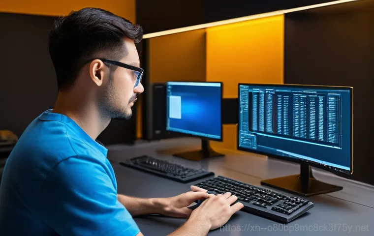 토평동 STATUS_KERNEL_SECURITY_CHECK - A determined individual, dressed in a casual but neat outfit, is meticulously troubleshooting their ...