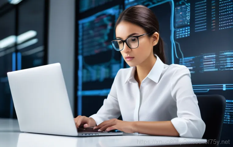 중학동 STATUS_FILE_CORRUPTION - Secure Data Backup**
    "A person of indeterminate age and gender, wearing a smart casual outfit li...