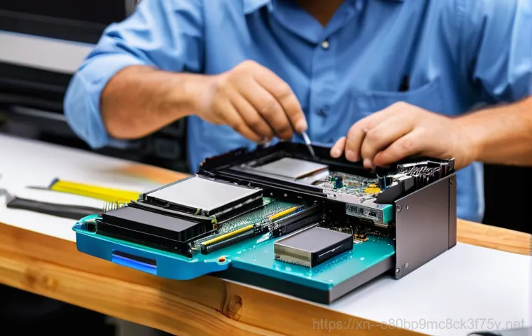 양상동 HDD조립 및 교체수리 - A clear, comparative image showcasing the distinct differences between an old HDD and a modern SSD. ...