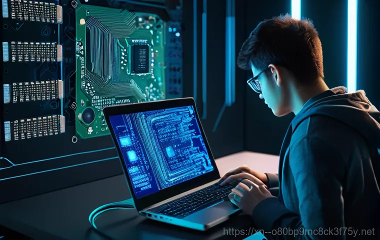 양상동 STATUS_KERNEL_THREAD_FAILURE - **Image Prompt 1: The Sudden Halt**
    *   **Description:** A person, late 20s to early 30s, lookin...