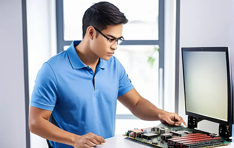 대장동 조립컴퓨터 pc 출장판매설치 - **Image Prompt 2: Convenient On-Site PC Service at Home**
    A bright, clean living room or home of...