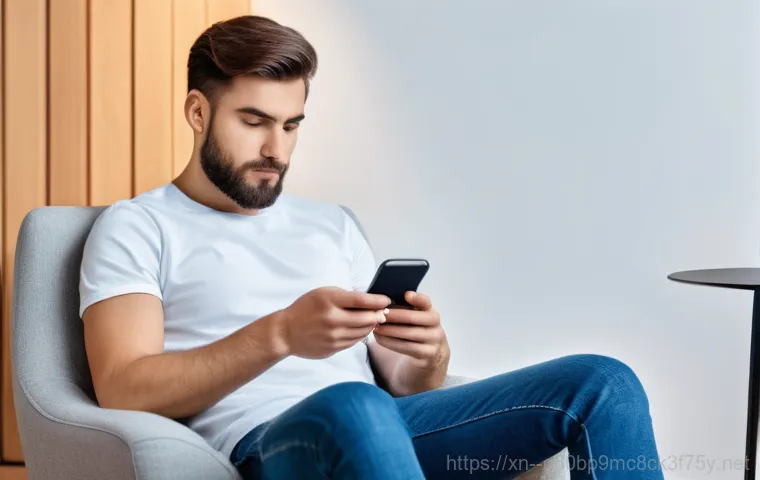 평촌동 STATUS_INVALID_PAGE - A person in their late 20s, wearing smart casual attire, is intensely focused on a laptop screen tha...