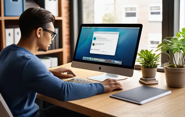남창동 맥윈도우 부트캠프_bootcamp 재설치 포맷  초기화 - A slightly desaturated, high-angle shot of a modern silver MacBook Pro on a minimalist wooden desk. ...