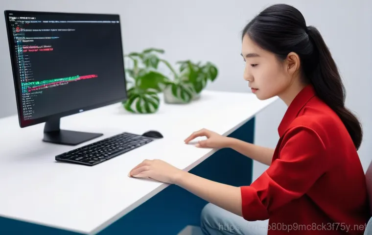 신월동 STATUS_MODULE_NOT_FOUND - **Prompt:** A focused male developer, in his late 20s, sits in a dimly lit server room or a modern o...