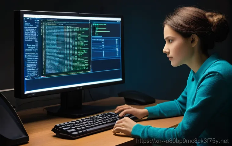 적성면 INVALID_KERNEL_HANDLE - **Prompt:** A diligent individual, wearing a smart casual shirt, is intently looking at their laptop...