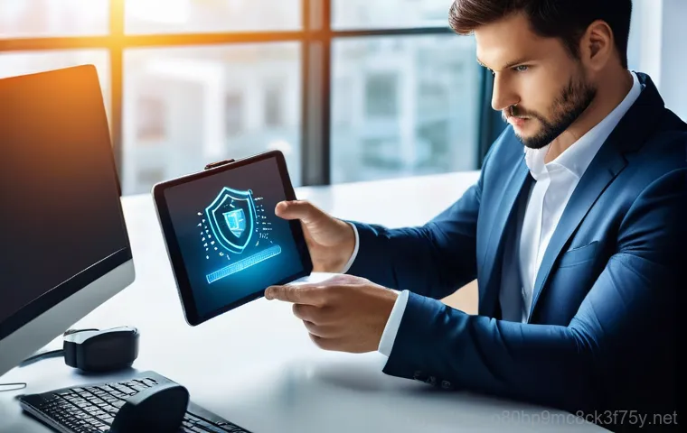 장당동 STATUS_SECURITY_POLICY_VIOLATION - **Abstract Representation of a Digital Security Shield:** An intricate, glowing blue digital shield ...