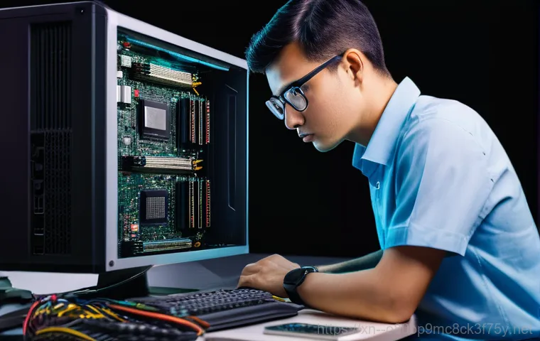 신월동 KERNEL_SECURITY_CHECK_FAILURE - **Prompt 2: Internal Hardware Failure & Data Corruption**
    A close-up, highly detailed shot of th...