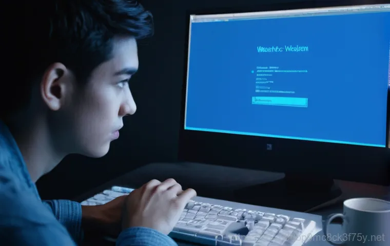 가산면 DPC_WATCHDOG_VIOLATION - **Prompt:** A close-up shot of a computer monitor displaying the "DPC_WATCHDOG_VIOLATION" blue scree...