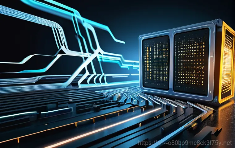 체부동 STATUS_KERNEL_DRIVER_CORRUPTION - An abstract, futuristic digital art piece illustrating "kernel driver" and "memory pool" corruption....