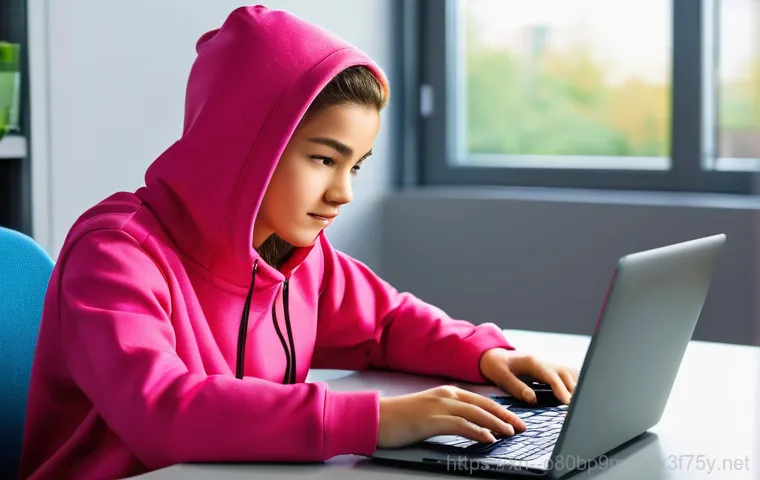 체부동 STATUS_STACK_UNDERFLOW - **A concerned user encountering a computer error.** A young adult (around 16-18 years old), appropri...
