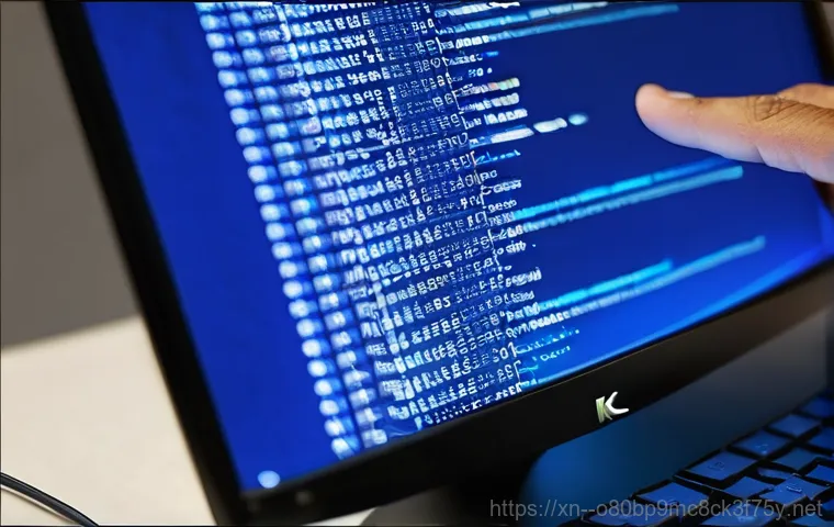 미산동 컴퓨터멈춤 - A close-up, brightly lit shot of the inside of an open desktop computer tower. A pair of gloved hand...