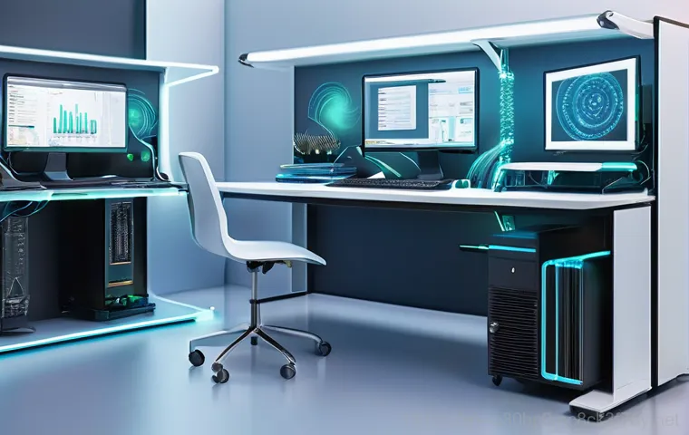 산성동 HARDWARE_INTERRUPT_STORM - **Prompt 2: The PC's Silent SOS**
    A poignant and slightly melancholic digital illustration of a ...
