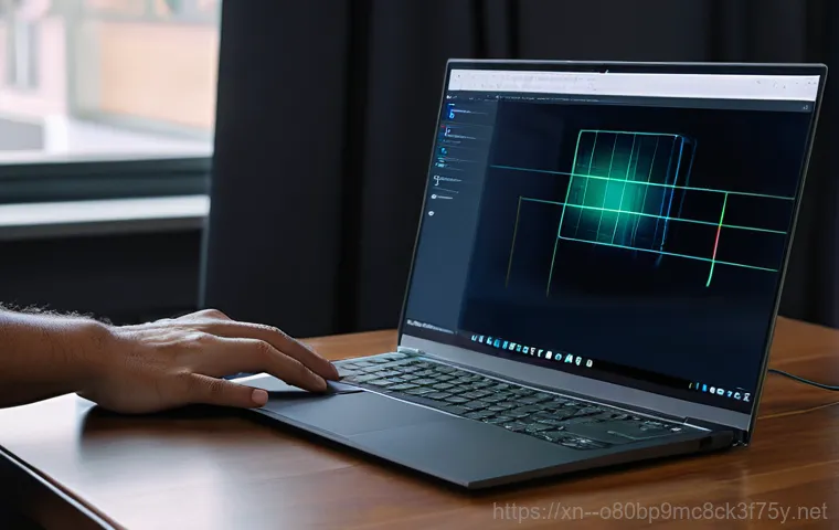 동작동 STATUS_KERNEL_CONFIGURATION_ERROR - A young adult, looking bewildered and slightly frustrated, staring at a computer monitor displaying ...