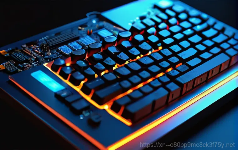 내손동 SOFTWARE_EXCEPTION - **Prompt 1: The Clash of Code**
    A detailed, wide shot of a home office desk, bathed in soft, nat...