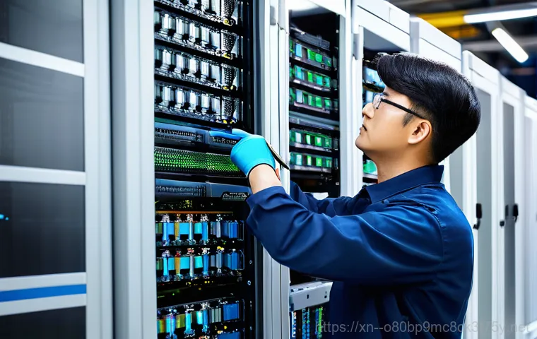 인천시 ftp서버출장방문수리점 - **Prompt 1: Chaotic FTP Server Downtime in an Office**
    A wide shot of a modern, well-lit office ...
