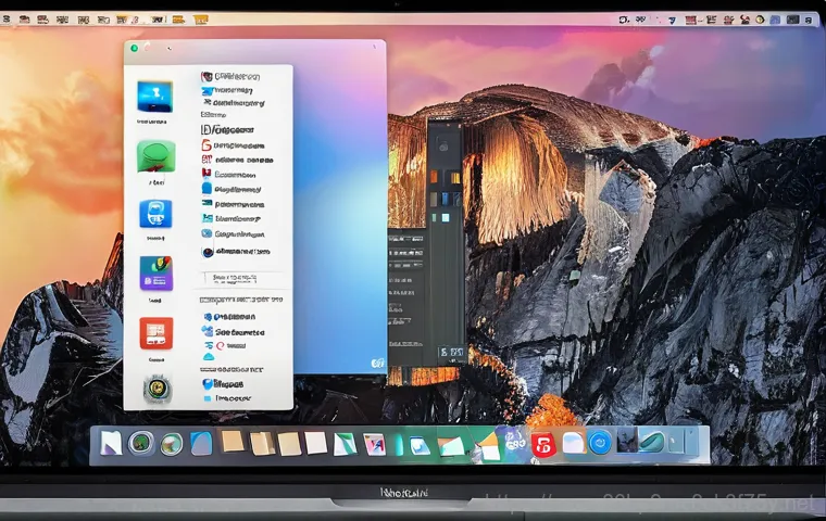 효제동 부트캠프설치 - **Mac Windows Installation Relief:** A young adult, looking slightly overwhelmed, sits at a modern d...