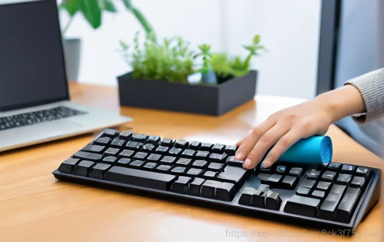 장단면 STATUS_PROTECTION_ERROR - A focused young woman, around 25 years old, intently examining the open side panel of a desktop comp...