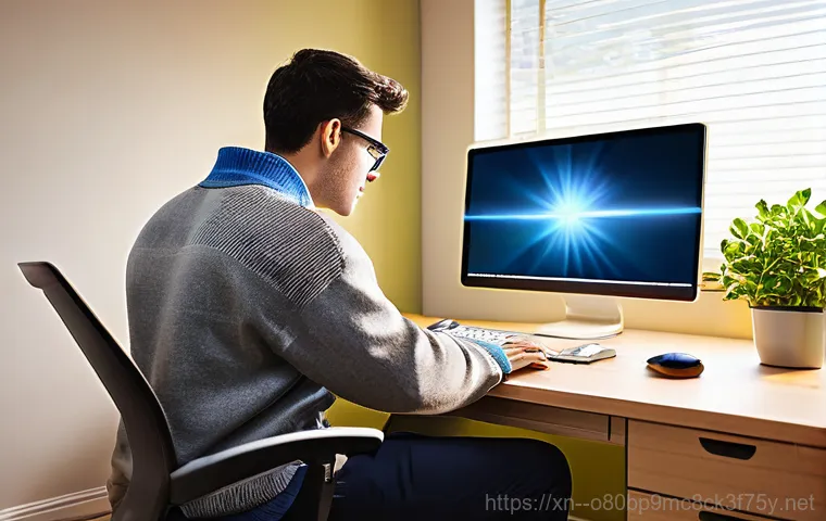 향남읍 STATUS_KERNEL_BLOCKED - **Prompt 2: Focused Troubleshooting**
    "A person with a concentrated expression, wearing a practi...