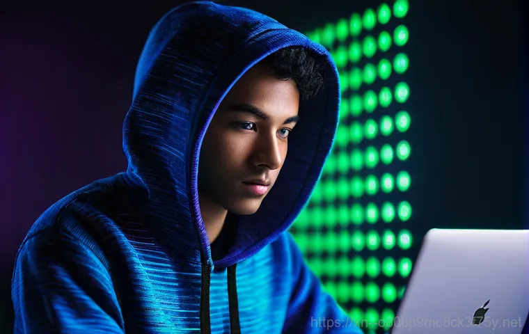 산현동 STATUS_INVALID_PAGE - **Prompt:** "A frustrated young adult, diverse ethnicity, male or female, stares intently at a compu...