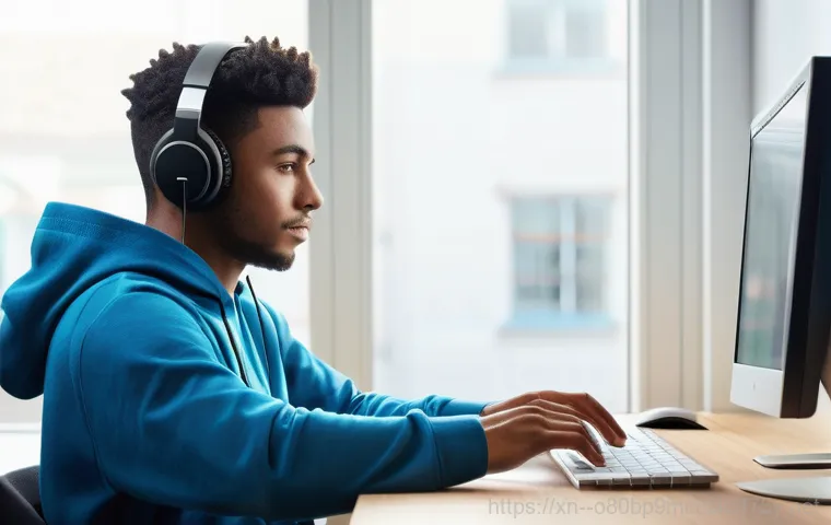 청암동 입력신호가 없습니다 - **Prompt:** "A person (20s-30s, gender-neutral, wearing a comfortable, long-sleeved shirt and casual...