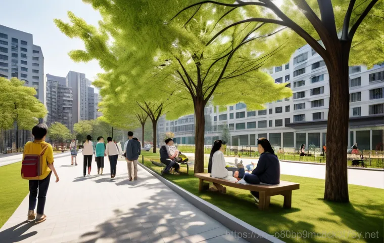 신이문동 STATUS_INSTRUCTION_FAILED - **Prompt 2: Revitalized Sinimun Station Area - Modern Public Spaces**
    An aerial perspective show...