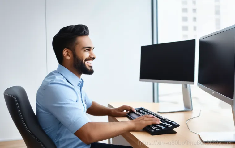 창동 ATTEMPTED_EXECUTE_OF_NOEXECUTE_MEMORY - A focused individual, possibly a computer technician or a knowledgeable user, is carefully examining...