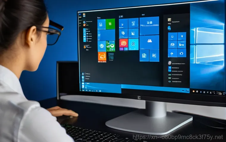 약대동 윈도우11 windows11 재설치 포맷  초기화 - A close-up shot of an adult's hands (gender-neutral) using a mouse to click on a "Reset PC" button w...
