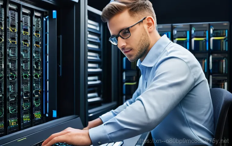 삼패동 centos재설치 포맷  초기화 - **Image Prompt: Diligent Data Backup for Server Reinstallation**
    "A diligent female IT professio...